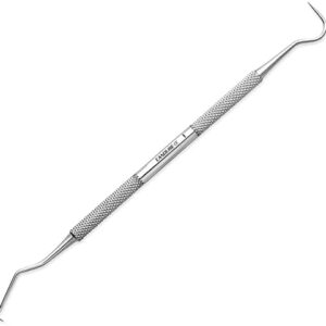 Candure Dental Pick Stainless Steel - Double Ended Dental Scraper for Teeth Cleaning Hygiene Tool for Tartar and Plaque Remover, Teeth Cleaning at Home for Adults & Pets