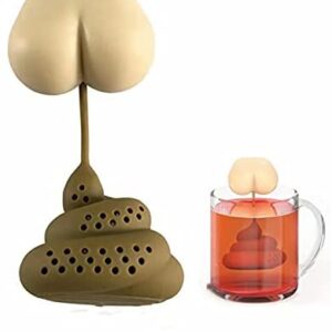 Cute Tea Strainer Loose Tea Infuser Tea Strainer Tea Set Accessories Loose Leaf TeaIdeal Couple Gift Funny Prank