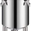 VEVOR 7 Gallon Stainless Steel Brew Fermenter Home Brewing Brew Bucket Fermenter with conical Base Brewing Equipment
