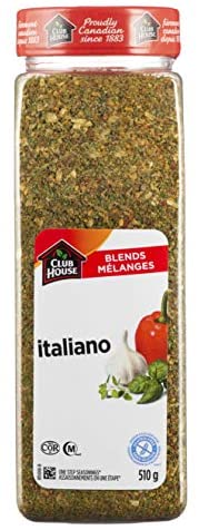 41RLrIYzilL._AC_.jpg Club House, Quality Natural Herbs & Spices, One Step Seasoning, Italiano, 510g