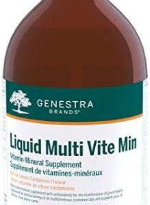 Genestra Brands - Liquid Multi Vite Min - Multivitamin/Mineral Supplement with Antioxidants for the Maintenance of Good Health - 450 ml Liquid - Natural Lemon-Cardamom Flavour