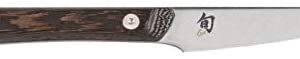 Shun Kanso 3.5-Inch Paring Knife Made with Tagayasan Wood Handle and AUS10A High-Carbon Stainless Steel; Ideal Knife for Peeling and Other Small, Precision Cuts; Handcrafted in Japan by Artisans