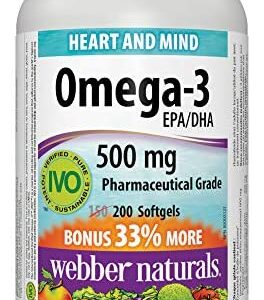 Webber Naturals Omega-3 Softgel, 500mg