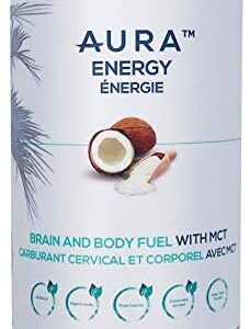 AURA MCT Oil Powder from Pure Coconut, Keto Creamer, Brain and Body Fuel, Keto Supplement Powder, Great for Ketogenic Diet, Medium Chain Triglycerides