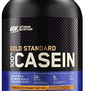OPTIMUM NUTRITION Gold Standard 100% Casein, Chocolate Peanut Butter 2 lbs.