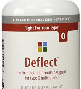 D'Adamo Personalized Nutrition - Deflect O - 120 Vegetarian Capsules