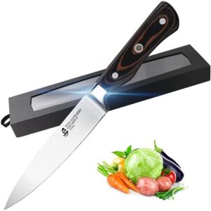 TUO Chef Knife - Kitchen Chefs Knife 6 inch Professional Cooking Knife - German Stainless Steel Gyuto Knife - G10 Ergonomic Handle - Legacy Series