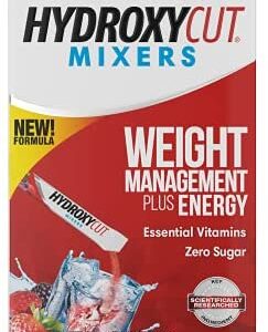 Weight Loss Drink Mix, Hydroxycut Lose Weight Drink Mix, Weight Loss for Women & Men, Weight Loss Supplement, Energy Drink Powder, Metabolism Booster for Weight Loss, Wildberry Billini, 21 Count