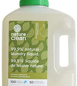 Nature Clean Laundry Liquid Detergent, Lemon Verbena, Sensitive Skin Tested 3 Liter