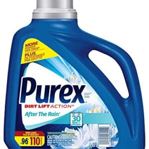 Purex Liquid Laundry Detergent, After the Rain, HEC, 4.43 Liters, 96 Loads