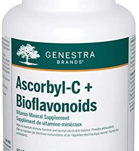 Genestra Brands - Ascorbyl-C Plus Bioflavonoids - Vitamin-Mineral Supplement - 90 Vegetarian Capsules