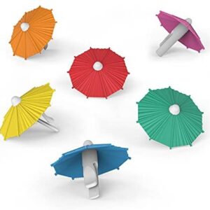 Genuine Fred My TAI Umbrella Drink Markers, Set of 6