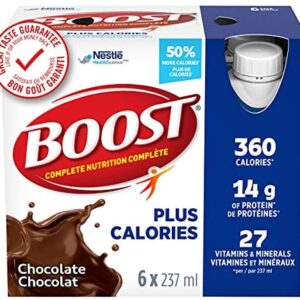 BOOST PLUS Complete Nutrition Drink, Chocolate, 24 x 237 ml