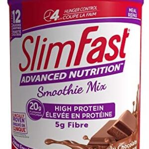 Slim Fast Advanced Nutrition, Meal Replacement or Weight Loss Shake, 20g High Protein Smoothie Powder, Creamy Chocolate, Gluten Free, 324g