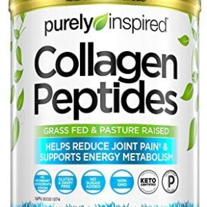 Collagen Powder, Purely Inspired Collagen Peptides Powder, Keto Collagen Powder, Collagen Supplements for Women & Men, Joint Pain Support & Energy Metabolism Booster, Unflavoured, 28 Servings