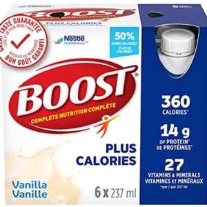 BOOST PLUS Complete Nutrition Drink, Vanilla, 24 x 237 ml