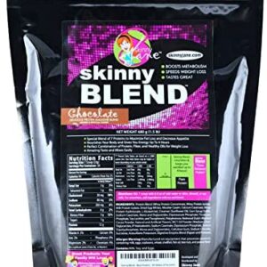 Skinny Blend, Best Tasting Protein Shake for Women, Delicious Protein Smoothie Powder, Weight Loss Shake, Meal Replacement Shakes, Low Carb Protein Shakes, Lo Carb Shakes, Diet Supplements, Weight Control Shakes, Appetite Suppressant, Increase Energy, 30 Shakes per Bag (Chocolate)