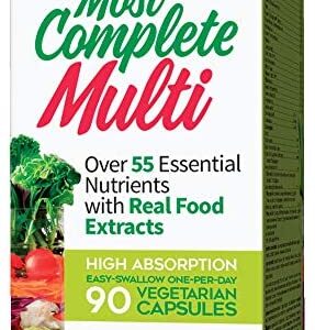 Webber Naturals Most Complete Multivitamin, Vegetarian Capsule, for Men, 90 Count