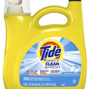 Tide Simply Clean & Fresh Liquid Laundry Detergent, Refreshing Breeze Scent