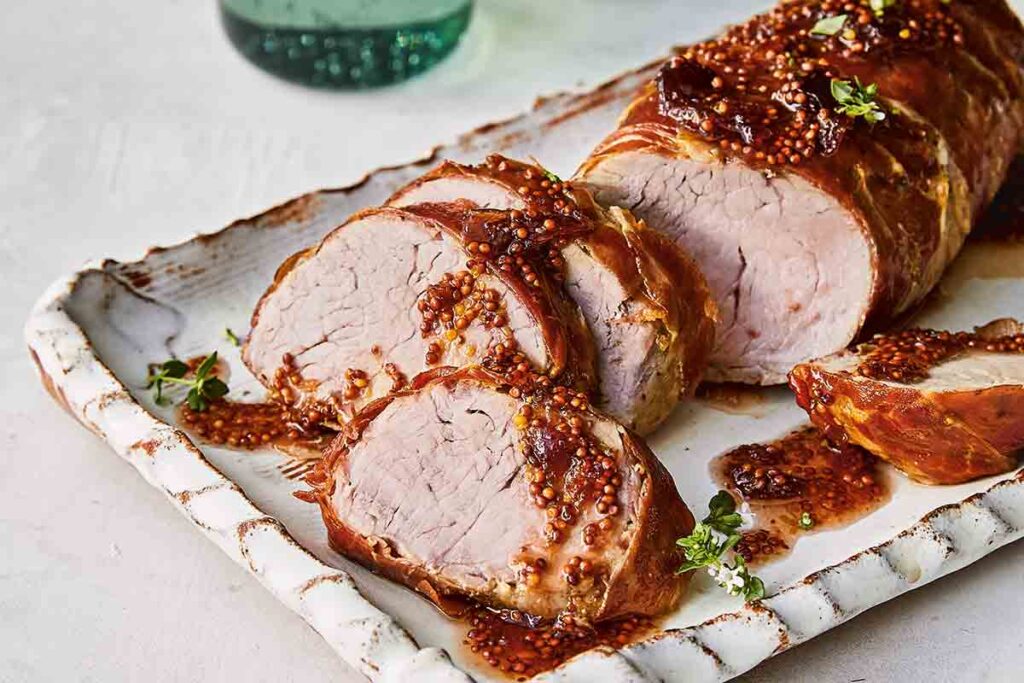 Air Fryer ProsciuttoWrapped Pork Tenderloin Recipe Dine Ca