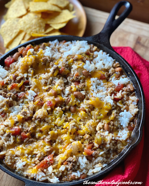 GROUND BEEF AND RICE SKILLET Dine Ca