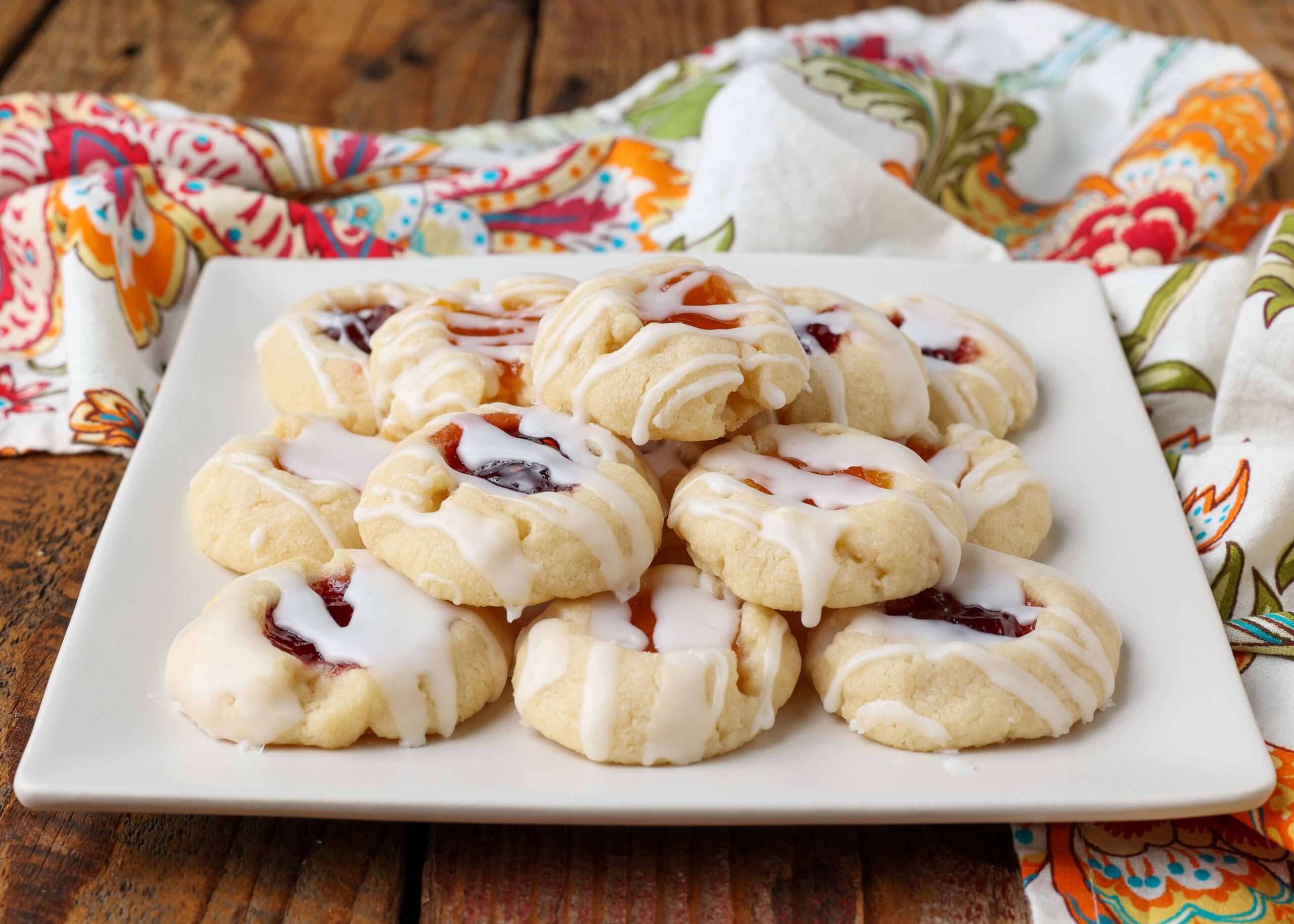 Shortbread Thumbprint Cookies - Barefeet in the Kitchen - Dine Ca